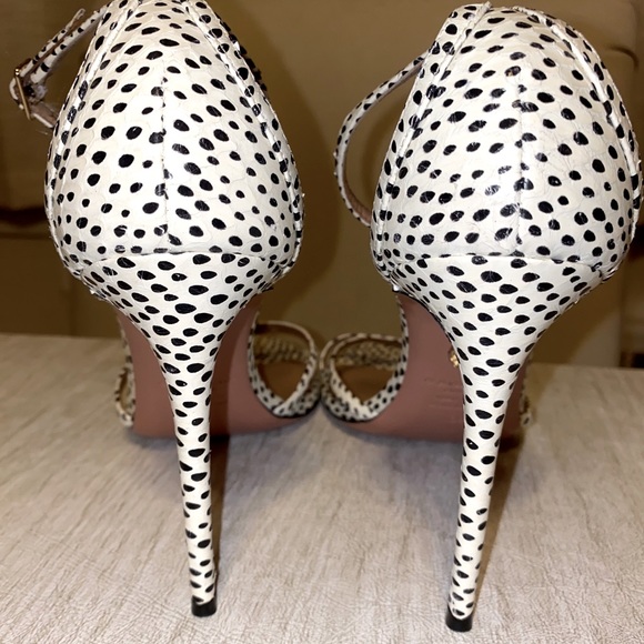 COPY - AQUAZZURA Purist polka-dot elaphe sandals - Picture 2 of 5